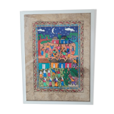 Tableau motif tribal