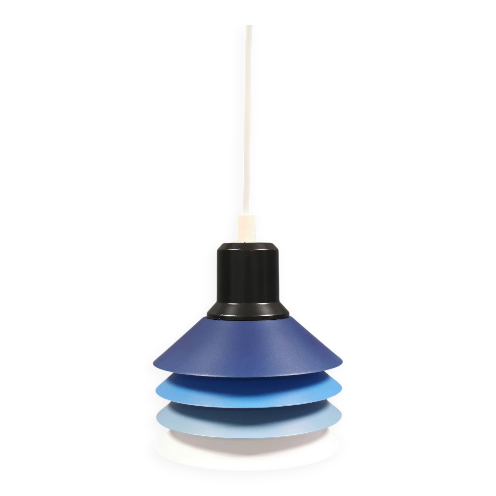 Hanging lamp model Siam with 4 layers of shades. Denmark 1980s