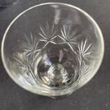 7 port glasses – Blown and cut crystal