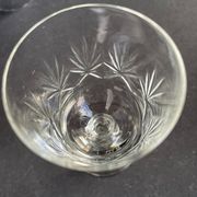 7 verres à porto – Cristal soufflé et taillé