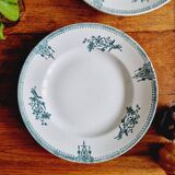 Set of 12 flat plates with slight defects Saint Amand 1932