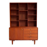 Bibliothèque vintage - armoire murale en teck Peter Løvig