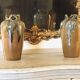 Pair of stoneware vases, Signed, 1950s/60s