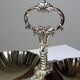 Double old metal gilded shell server vintage 50-70