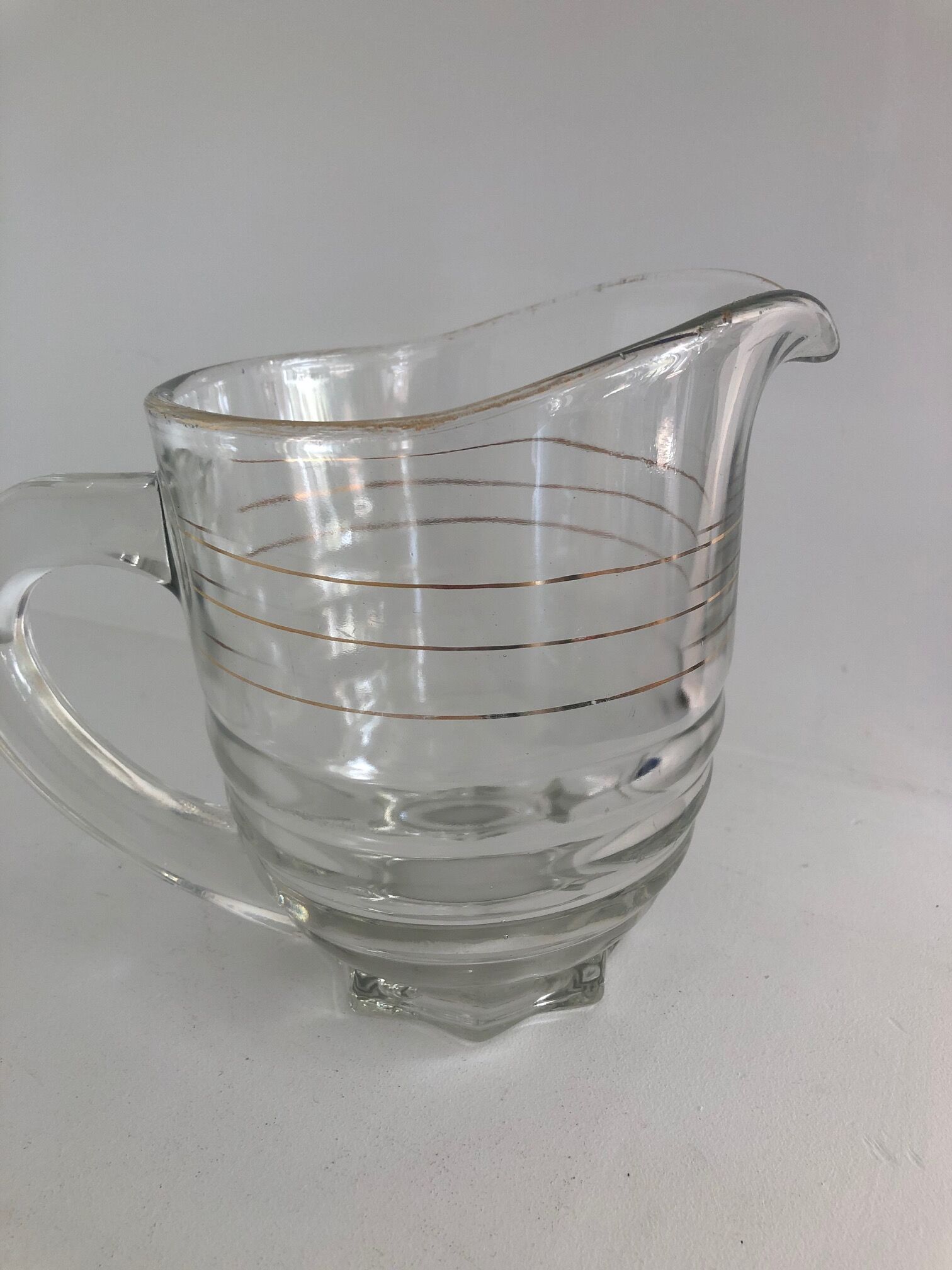 Lot of glasses and carafe year 50