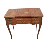 Inlaid and bronze dressing table