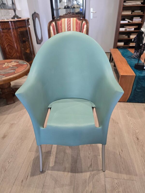 Fauteuil Lord YO par Philippe Starck pour Aleph / Kartell – vert céladon