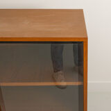 Furniture with showcase and lid