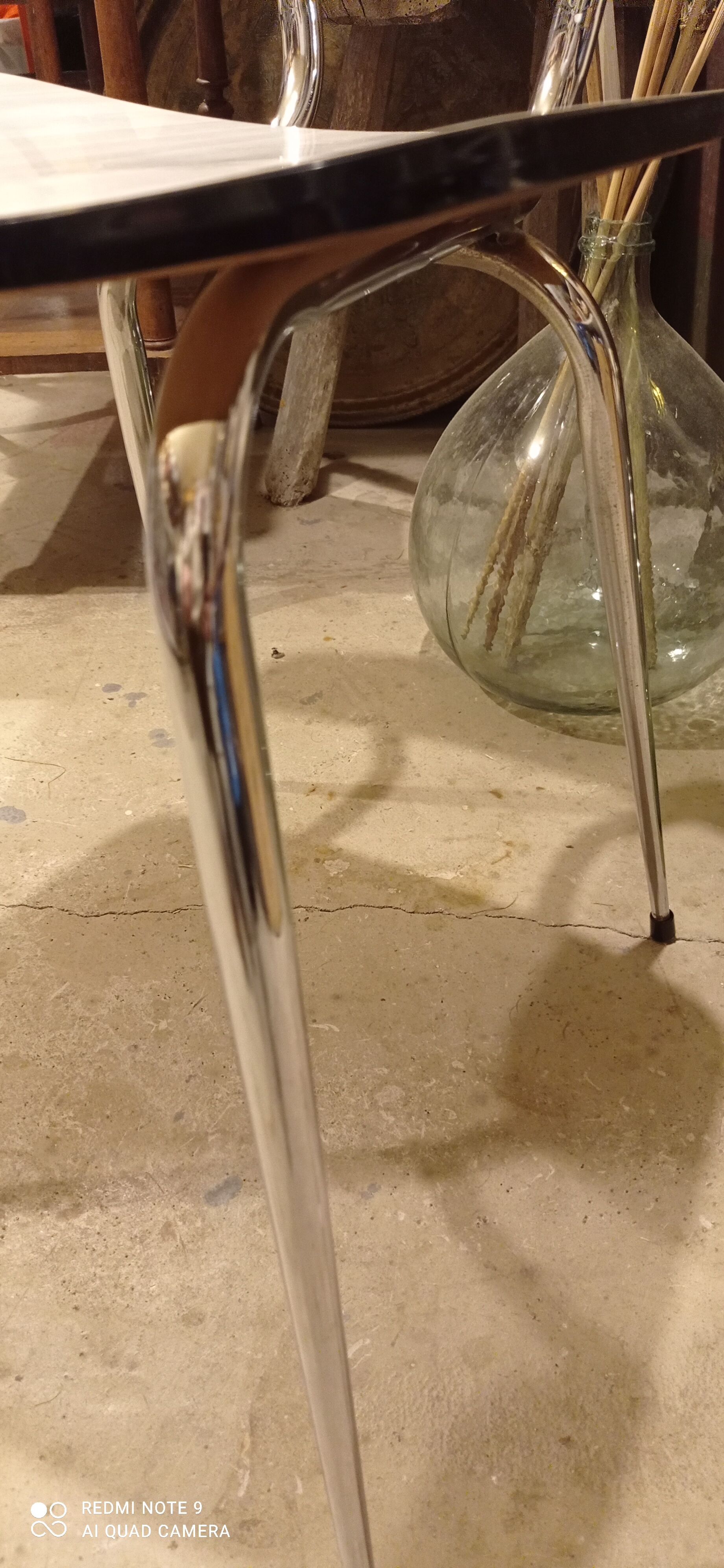 Marbled formica chair