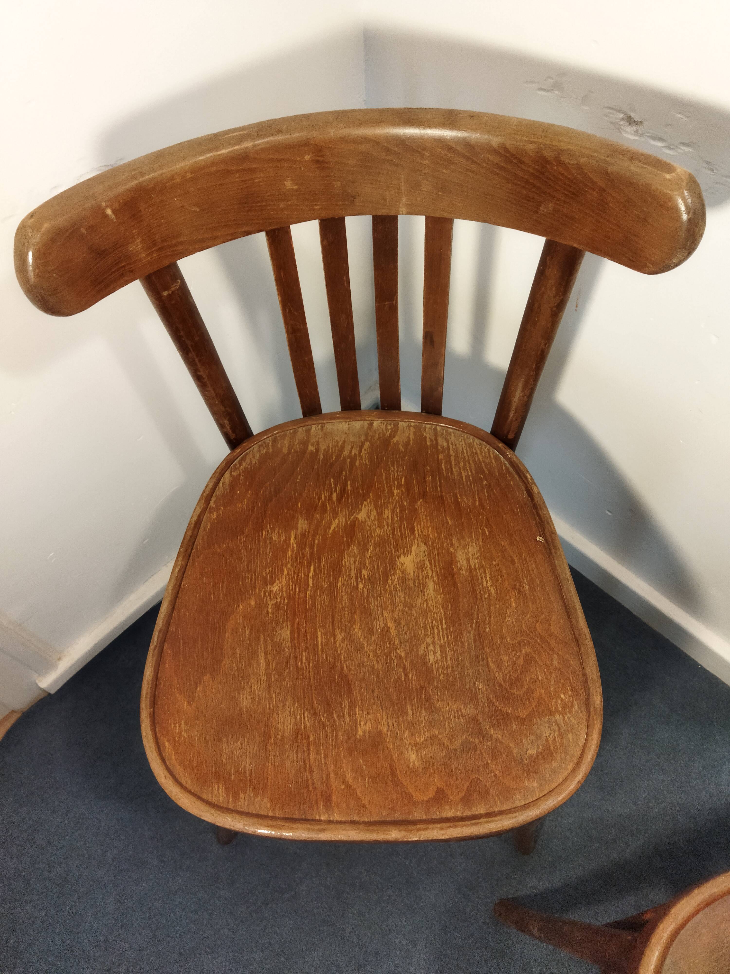 Pair of bistro chairs