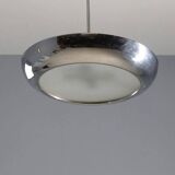 Chrome pendant light, Josef Hůrka, Czechoslovakia