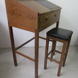 Secretary desk with stool from the 60s by Andreas Hansen, denmark