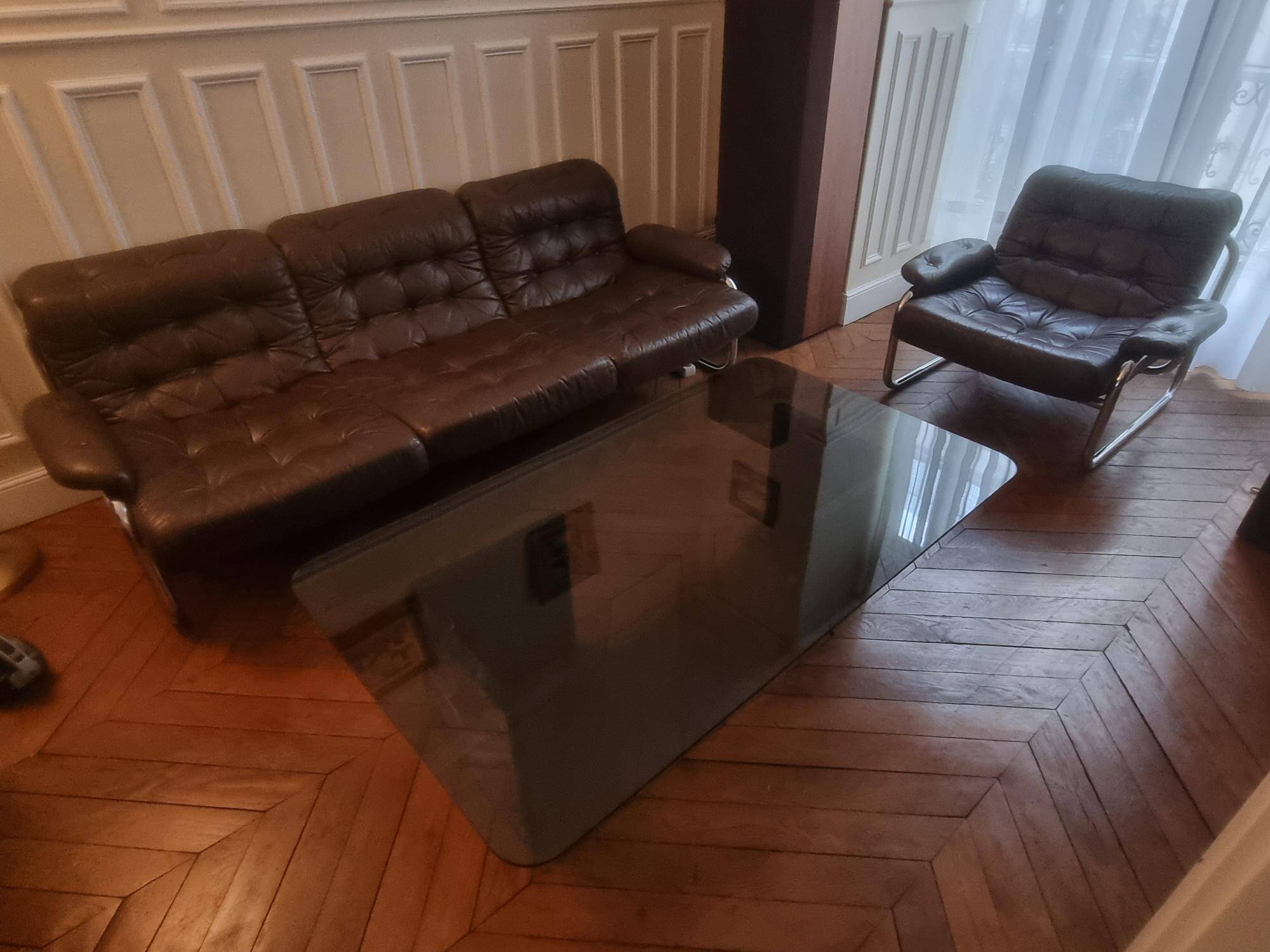 IKEA Vintage Borkum Sofa and Armchair