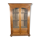 Massive oak library Art Nouveau era