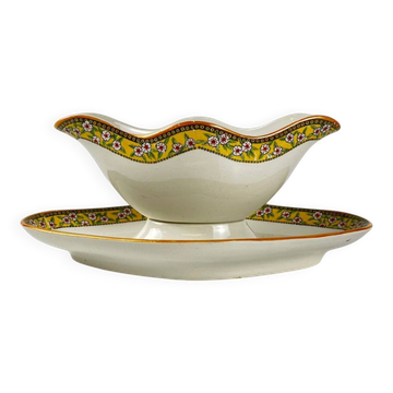 Saucière "Yvonne" en terre de Fer, Orchies, début XXe