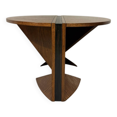 Table basse pliante en style art déco des années 1930.