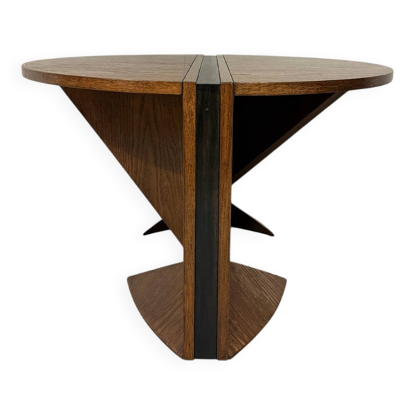 Table basse pliante en style art déco des années 1930.