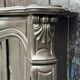 Louis XV style fireplace in black Belgian marble circa 1880