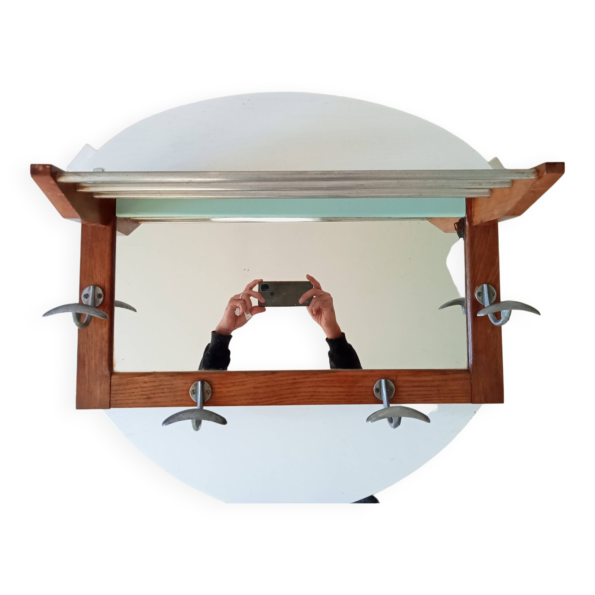 Vintage 50s wall coat rack