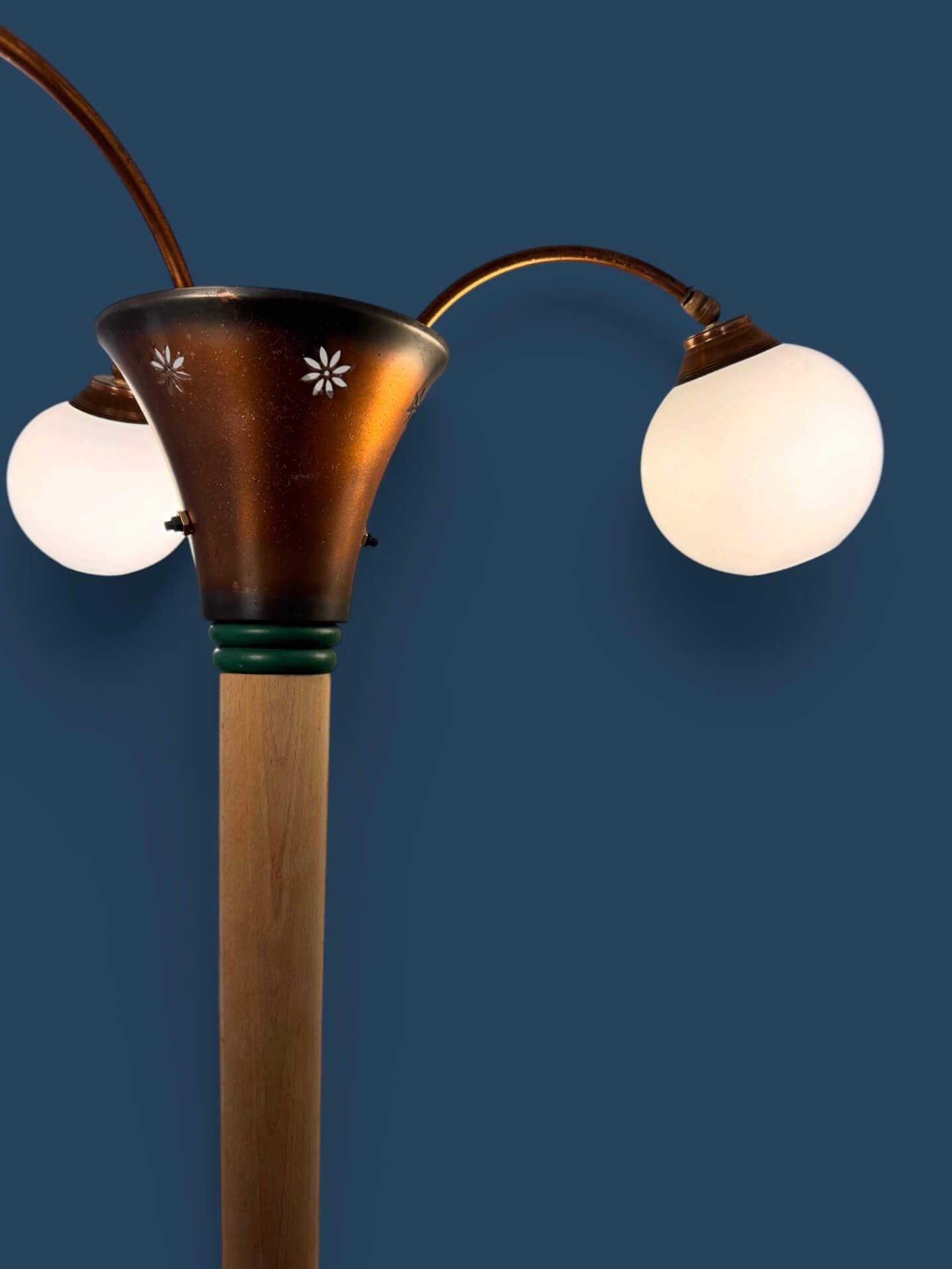Renovated Art Deco floor lamp