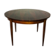 Vintage Scandinavian dining table - rosewood - extension cords
