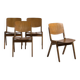 Vintage Thonet dining chairs (c.1950). Set of 4 pieces.