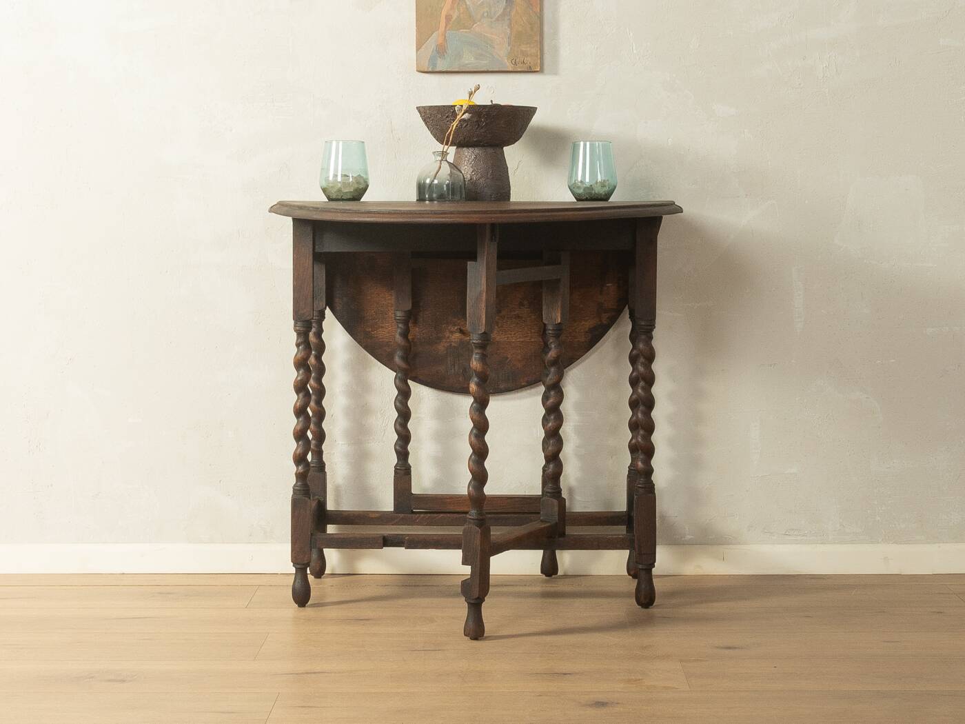 Table à rabats des années 1920
