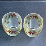 Non-selfish night service - art nouveau - hand-decorated satin blown crystal