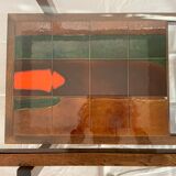 Ceramic and glass coffee table