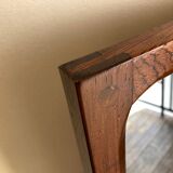 Scandinavian rosewood mirror Aksel Kjersgaard 166 for Möbel Odder 1960