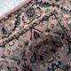 Handmade vintage Persian Kerman rug  61cm x 97cm 1950s