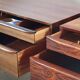 Vintage set of Danish rosewood bedside sewing nests attributed to Erling Torvits, 1960s