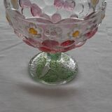 Set of 9 fruit cups, ice creams, desserts, standing