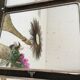Miroir barbier triptyque vintage 24x60cm