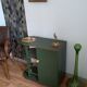 Mini bar artdeco sur roulette
