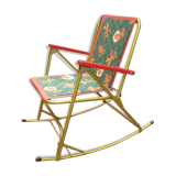 Rocking chair rocking vintage children's flesh