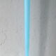 Glass and blue opaline vase