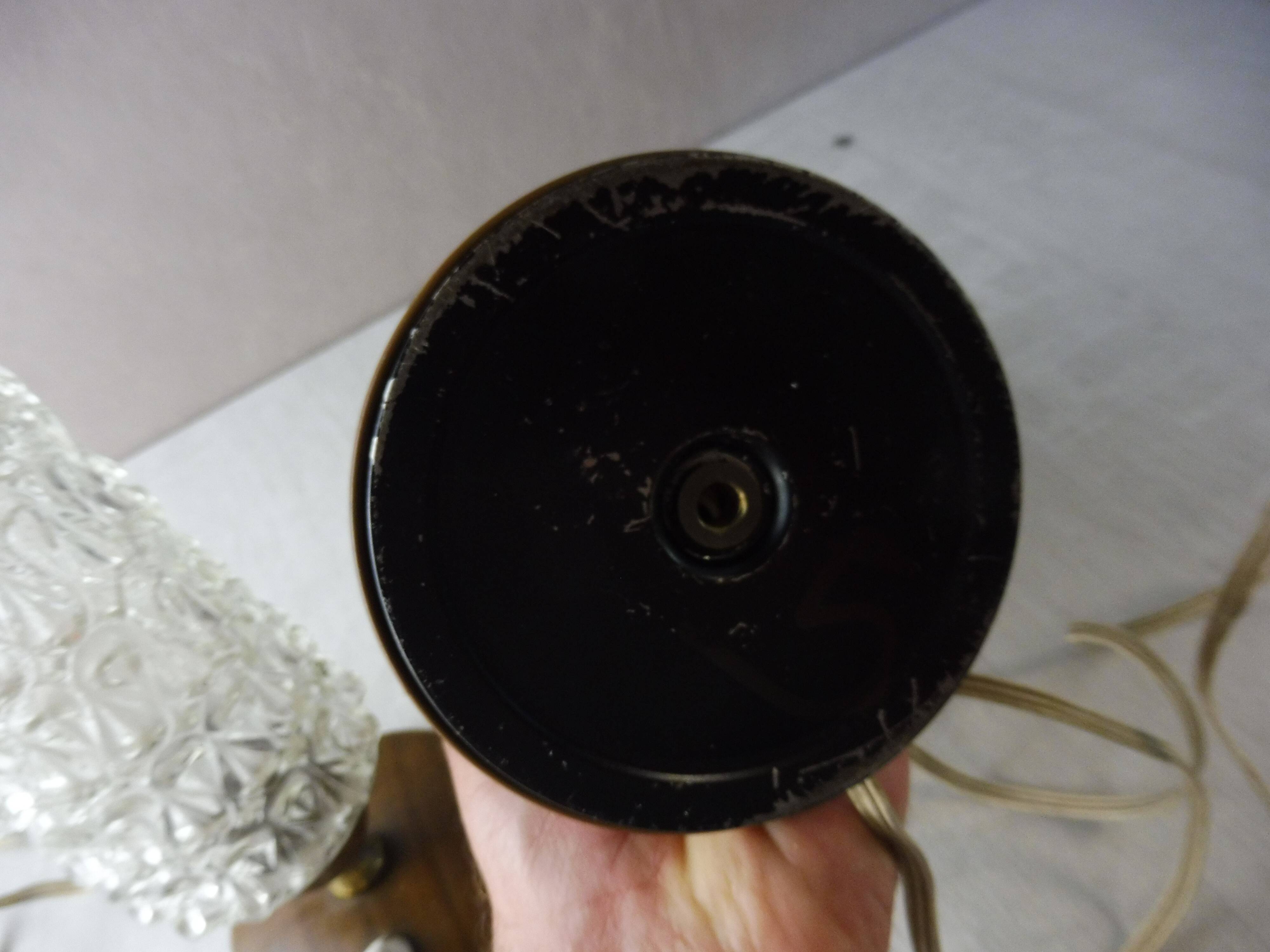 Pairs of old bedside lamps, art deco, vintage