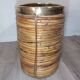 Bamboo and brass plant holder, 1970s