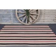 Vintage Turkish Hand-Knotted Wool Cotton Beige Kilim Area Rug 158x217