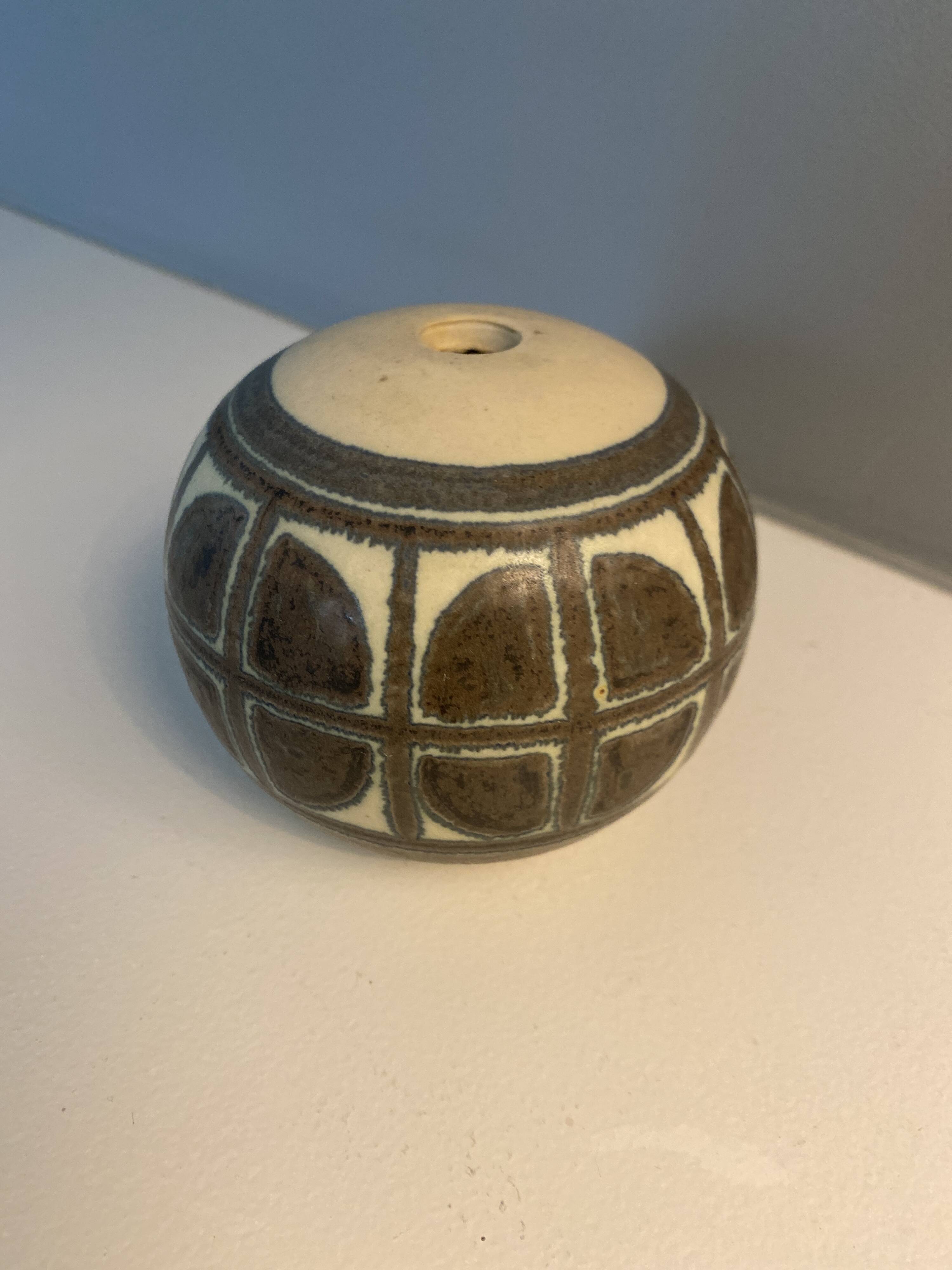 Danish ceramic vase (bornholm) 60s