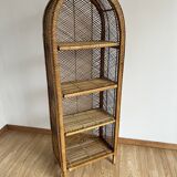 Etagère osier rotin