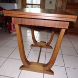 Art deco 1930s pine table
