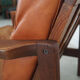 Oak armchair, Danish design, 60s, production: Denmark