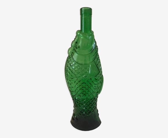 Flacon en verre poisson
