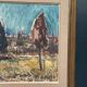 Original Swedish Oil On Canvas – “Landscape” By Arvid Herbert