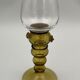 Two glasses chalice italian work or boheme application of cabochons
