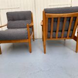 Pair of Scandinavian armchairs