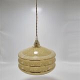 Speckled glass pendant light