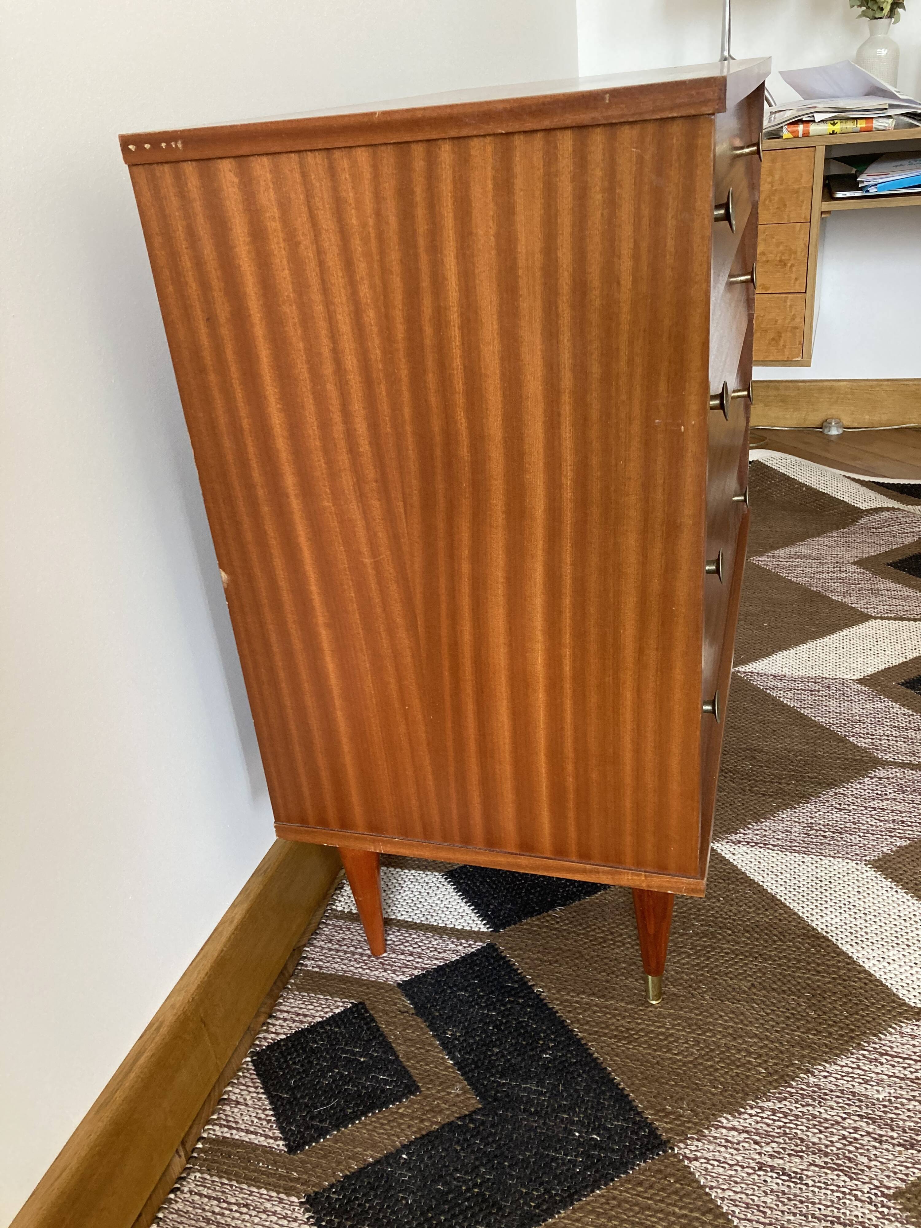 Chest of drawers feet pencils